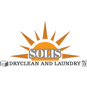 Solis Dryclean & Laundry Business Logo